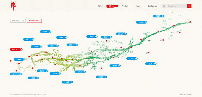 郎酒集團網(wǎng)站制作